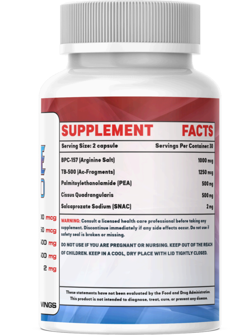 ولفيرين (BPC-157 1000 ميكروغرام + TB500 1250 ميكروغرام) 60 كبسولة