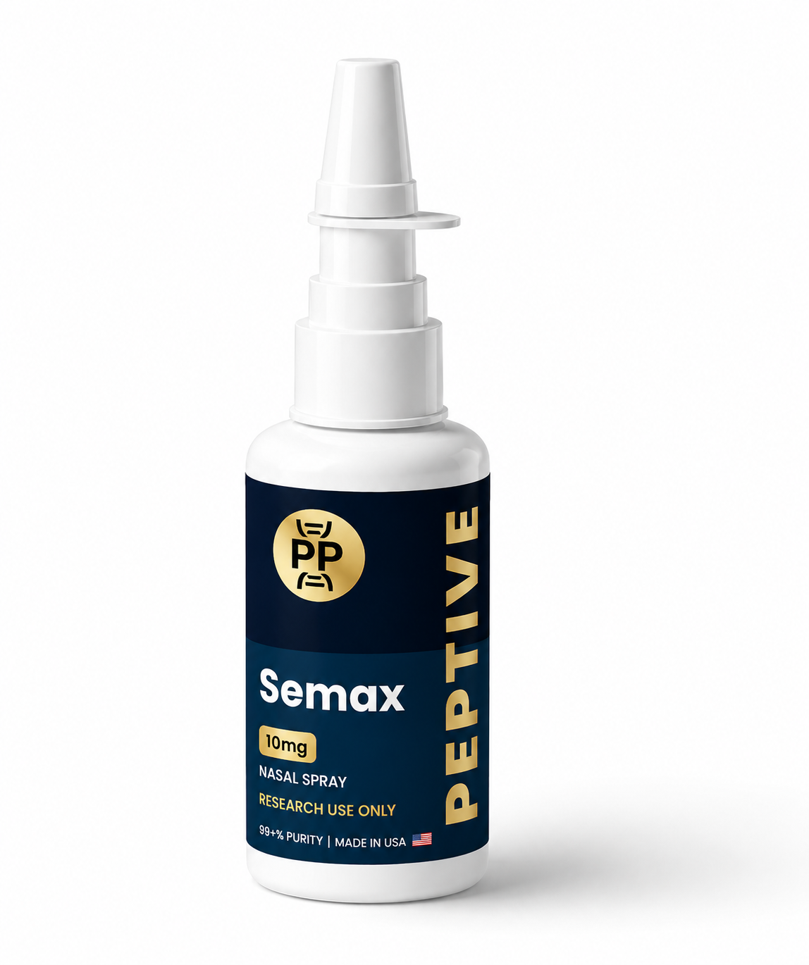 Semax 10mg Nasal Spray — Focus + Mental Clarity Support (100mcg / puff)