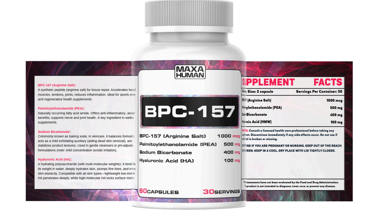 BPC-157 (1000 ميكروغرام) 60 كبسولة